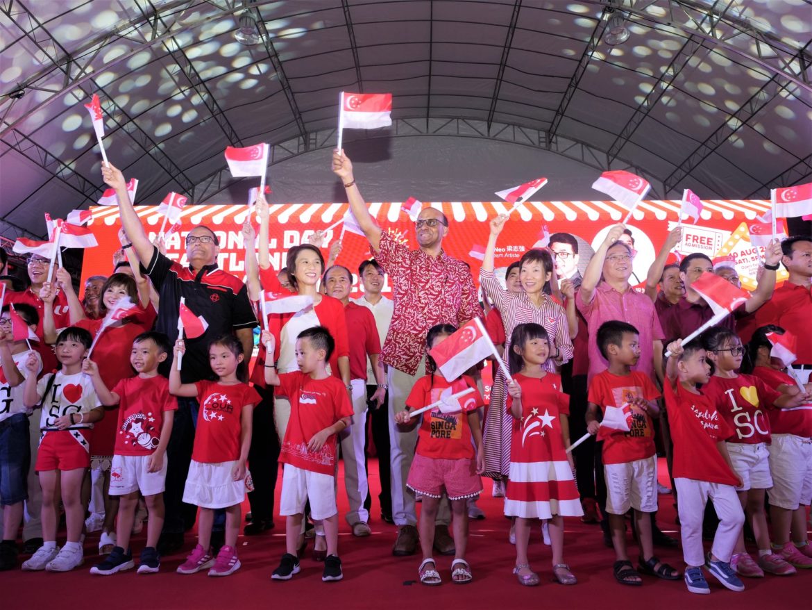 National Day Heartlands celebrations in the South West District welcome the crowd- favourite mobile column